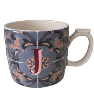 Anthropologie Mezze “J” mug